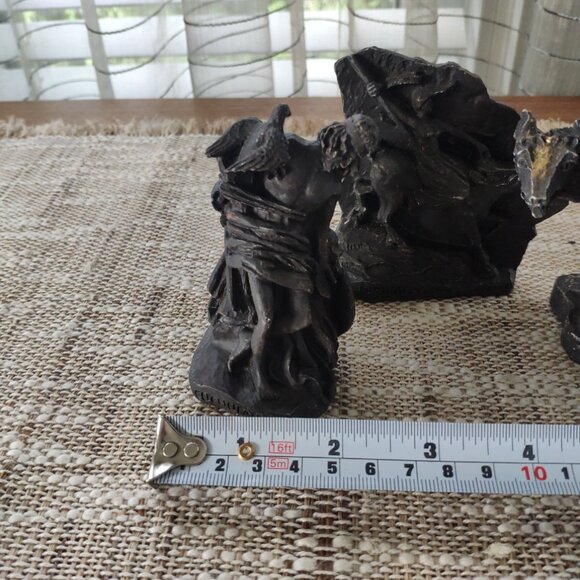 Mythology Legendary Warriors Set of 3 VTG Figurines French Markings 4.5" - Picture 11 of 15